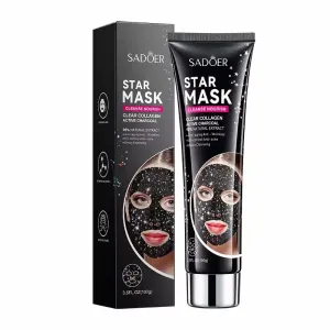 Sadoer Star Mask with Clear Collagen and Active Charcoal 100g